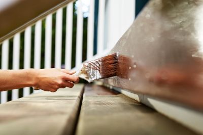 Deck Stairs Painting
